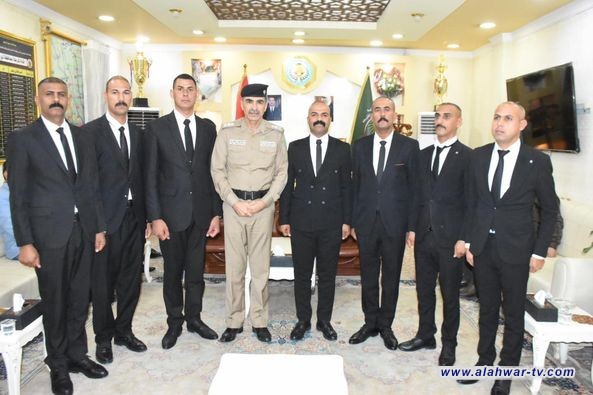 قائد شرطة ذي قار يستقبل طلاب كلية الشرطة دورة الضباط العالية 53